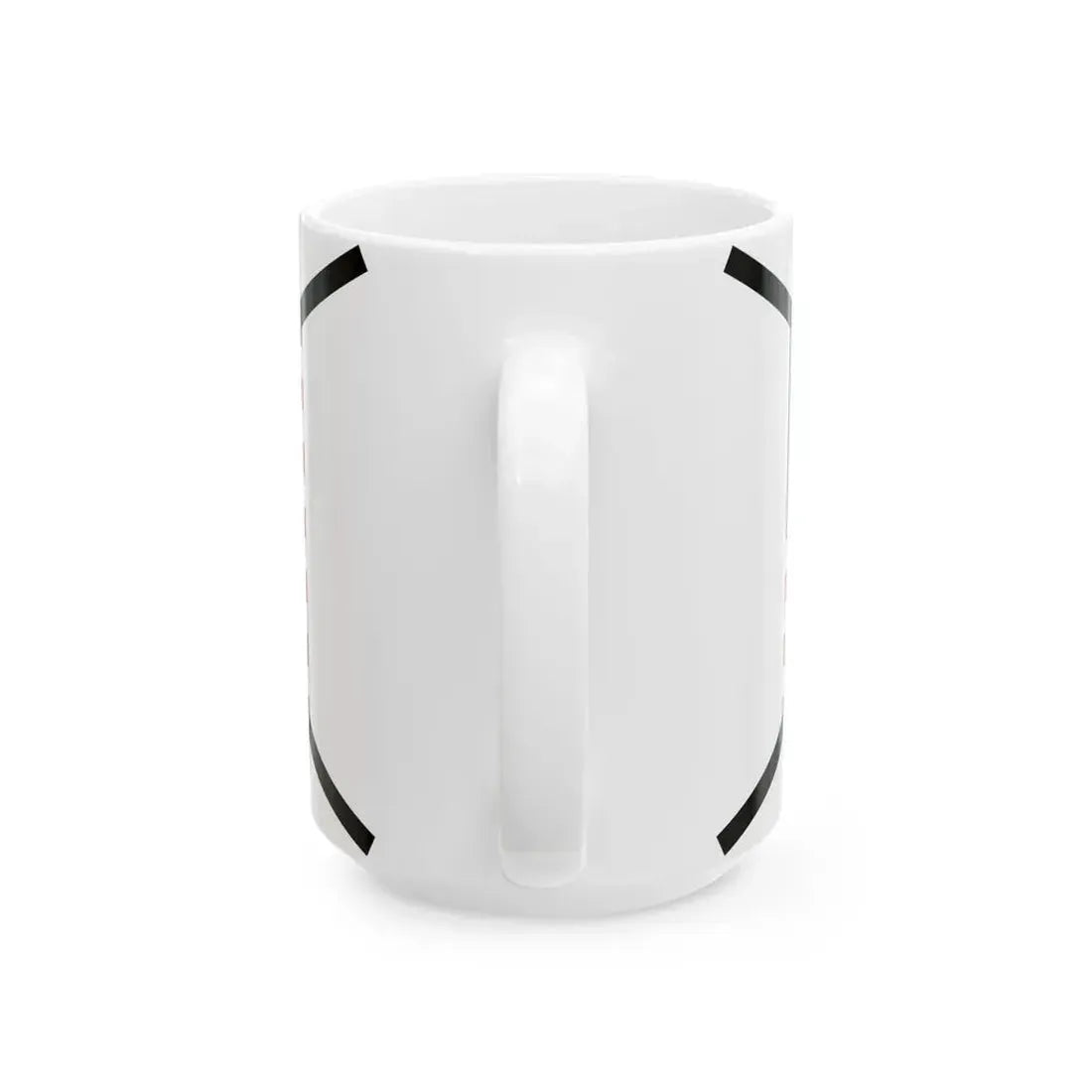 Flag of the United States crossed out (United States) White Coffee Mug - Go Mug Yourself