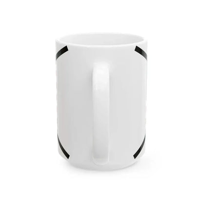 Flag of the United States crossed out (United States) White Coffee Mug - Go Mug Yourself