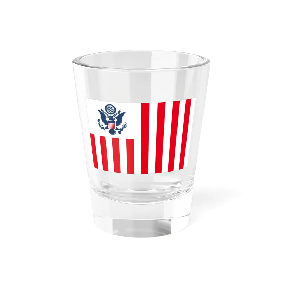 Flag of the United States Customs Service (United States) Shot Glass 1.5oz 1.5oz - Go Mug Yourself