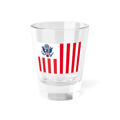 Flag of the United States Customs Service (United States) Shot Glass 1.5oz 1.5oz - Go Mug Yourself
