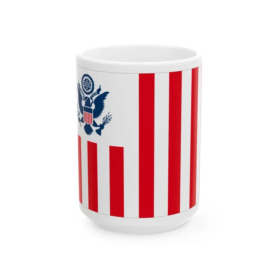 Flag of the United States Customs Service (United States) White Coffee Mug 15oz - Go Mug Yourself