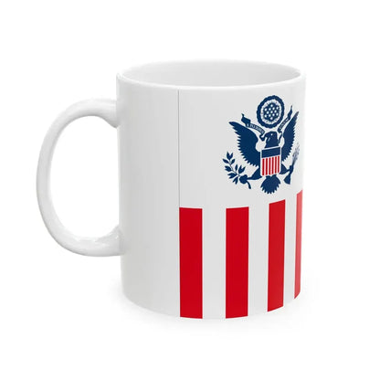 Flag of the United States Customs Service (United States) White Coffee Mug - Go Mug Yourself