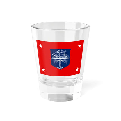Flag of the United States Department of Commerce rank III (United States) Shot Glass 1.5oz 1.5oz - Go Mug Yourself
