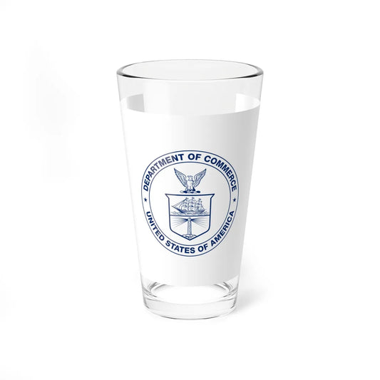 Flag of the United States Department of Commerce (United States) Pint Glass 16oz 16oz - Go Mug Yourself