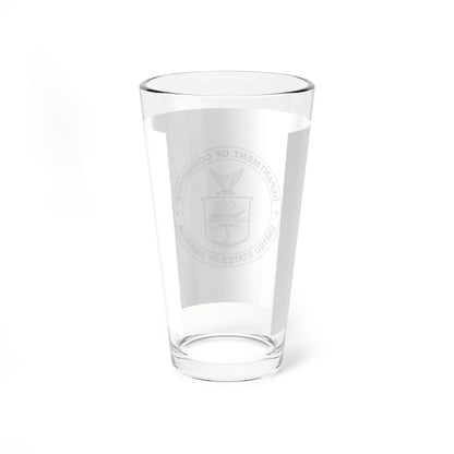 Flag of the United States Department of Commerce (United States) Pint Glass 16oz - Go Mug Yourself