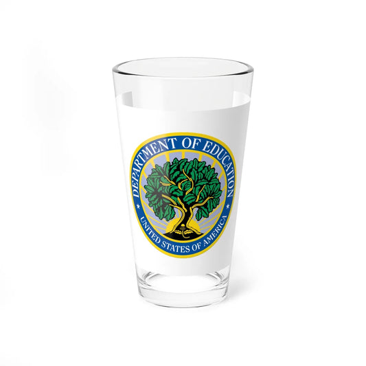 Flag of the United States Department of Education (United States) Pint Glass 16oz 16oz - Go Mug Yourself