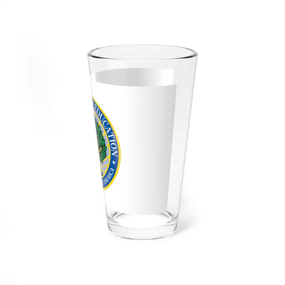 Flag of the United States Department of Education (United States) Pint Glass 16oz - Go Mug Yourself