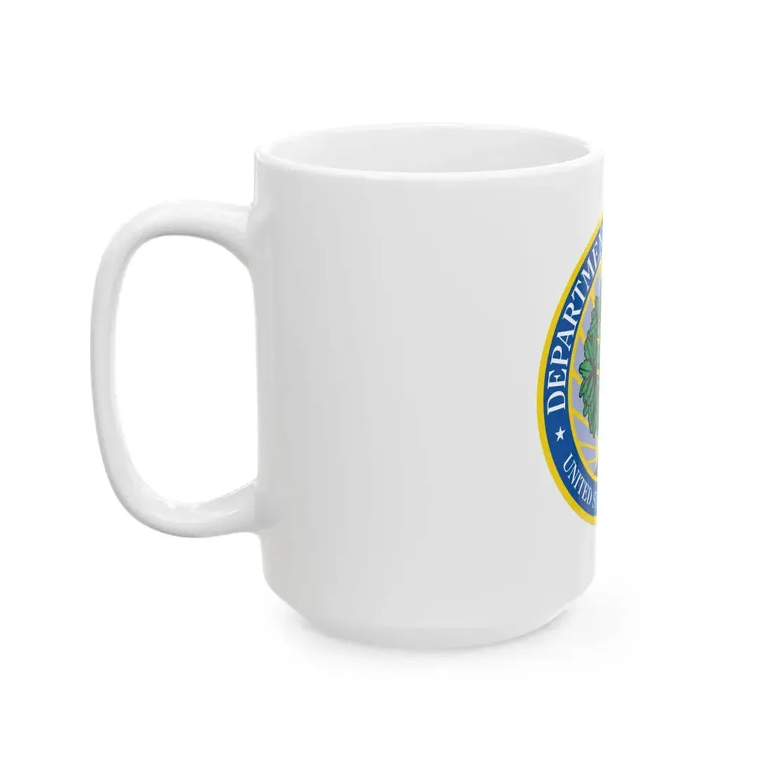 Flag of the United States Department of Education (United States) White Coffee Mug - Go Mug Yourself