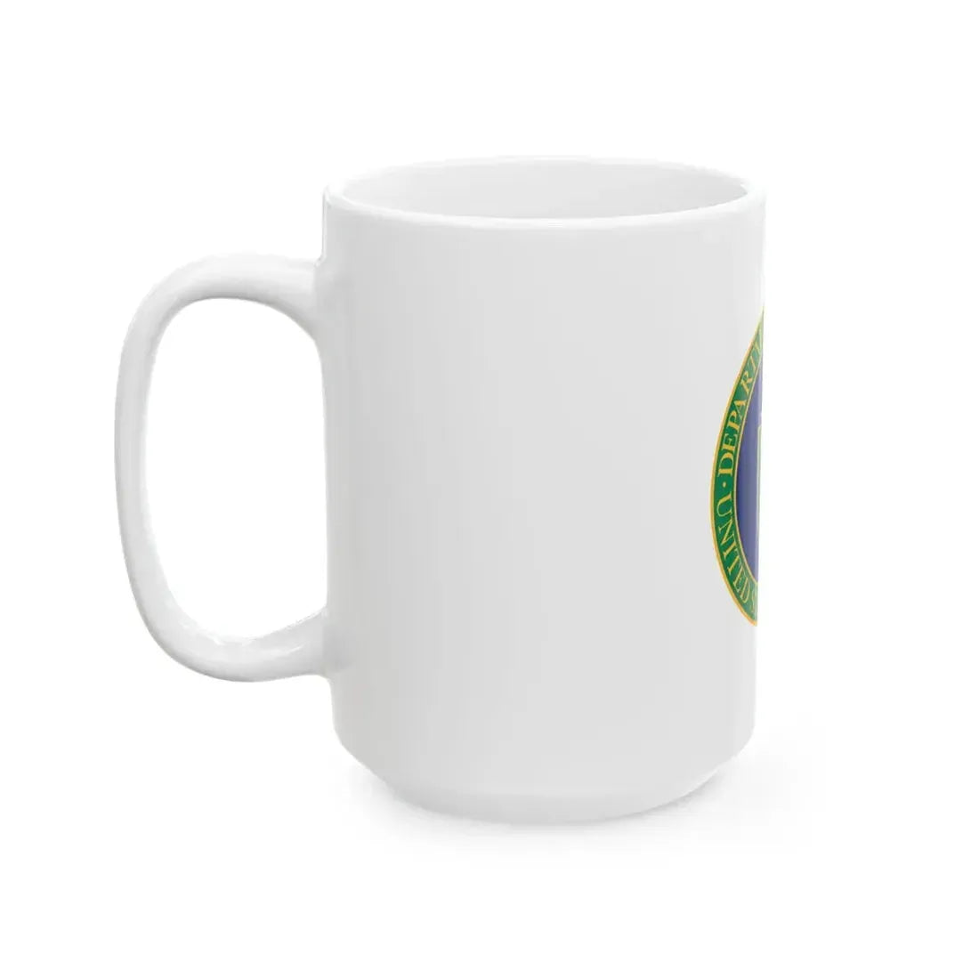 Flag of the United States Department of Energy (United States) White Coffee Mug - Go Mug Yourself