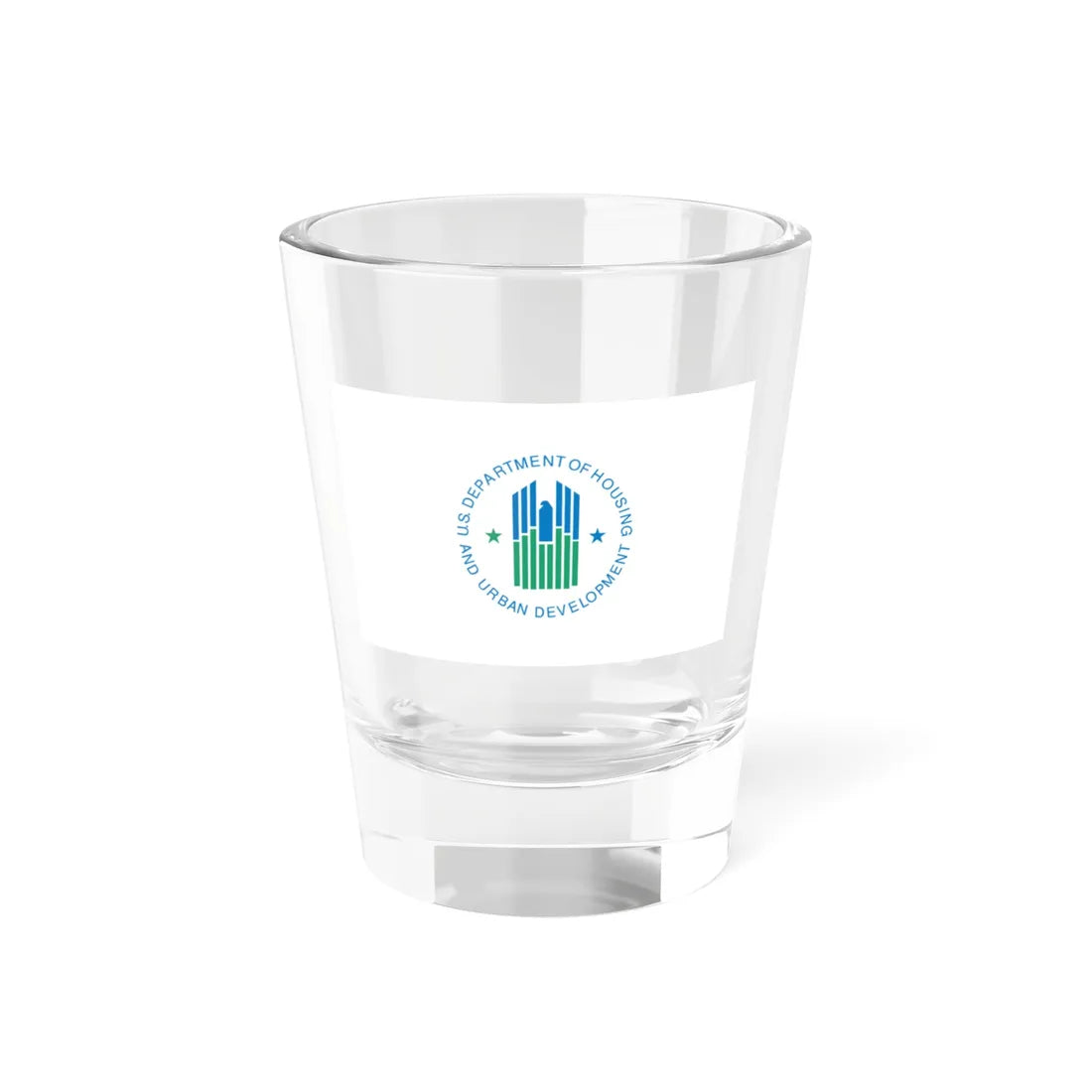 Flag of the United States Department of Housing and Urban Development (United States) Shot Glass 1.5oz 1.5oz - Go Mug Yourself