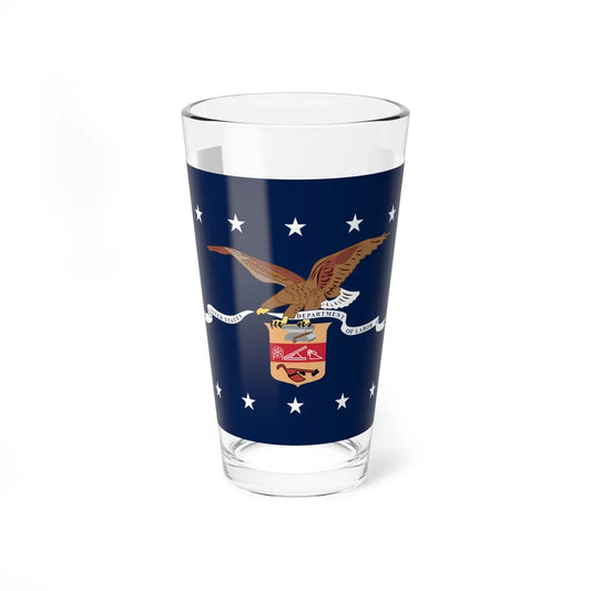 Flag of the United States Department of Labor (United States) Pint Glass 16oz 16oz - Go Mug Yourself