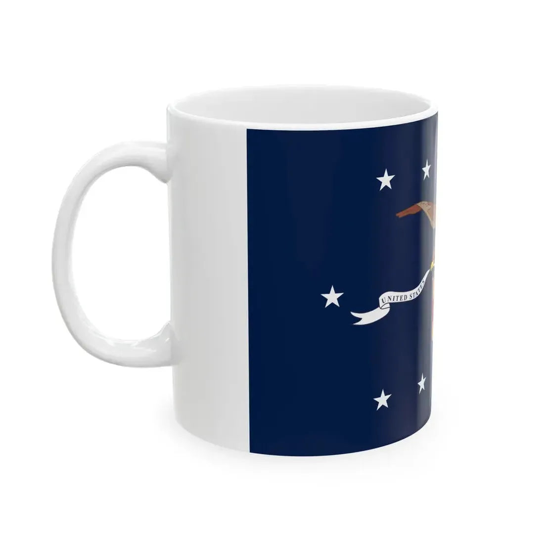Flag of the United States Department of Labor (United States) White Coffee Mug - Go Mug Yourself
