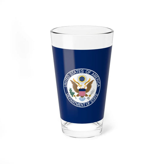 Flag of the United States Department of State (United States) Pint Glass 16oz 16oz - Go Mug Yourself