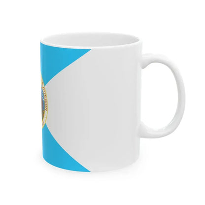 Flag of the United States Department of the Interior (United States) White Coffee Mug - Go Mug Yourself