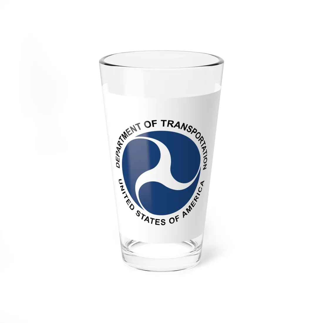 Flag of the United States Department of Transportation (United States) Pint Glass 16oz 16oz - Go Mug Yourself