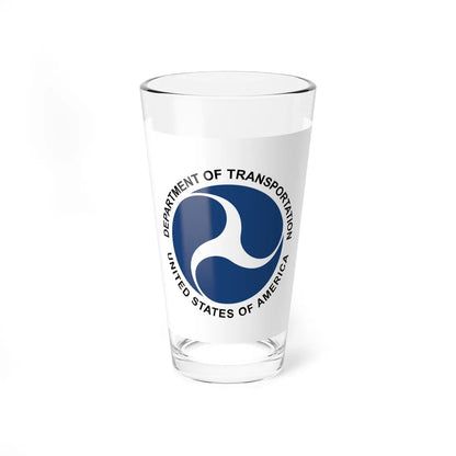 Flag of the United States Department of Transportation (United States) Pint Glass 16oz 16oz - Go Mug Yourself