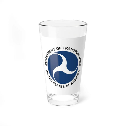 Flag of the United States Department of Transportation (United States) Pint Glass 16oz 16oz - Go Mug Yourself