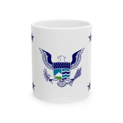 Flag of the United States Deputy Secretary of Homeland Security (United States) White Coffee Mug 11oz - Go Mug Yourself