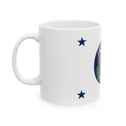 Flag of the United States Deputy Secretary of State (United States) White Coffee Mug - Go Mug Yourself