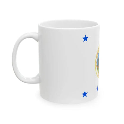 Flag of the United States Deputy Secretary of the Interior (United States) White Coffee Mug - Go Mug Yourself