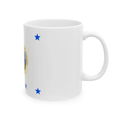 Flag of the United States Deputy Secretary of the Interior (United States) White Coffee Mug - Go Mug Yourself