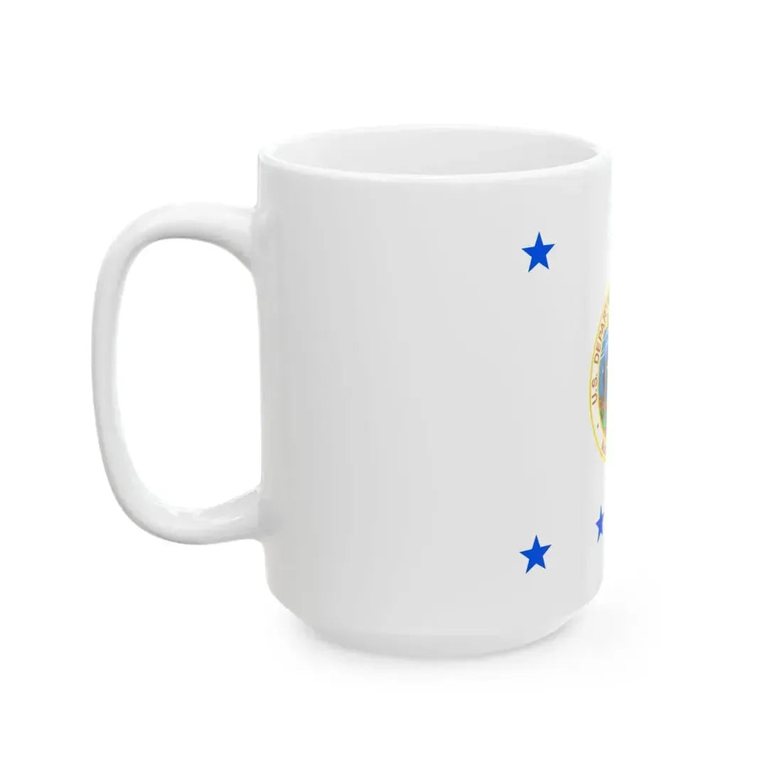 Flag of the United States Deputy Secretary of the Interior (United States) White Coffee Mug - Go Mug Yourself