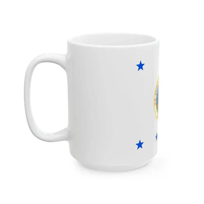 Flag of the United States Deputy Secretary of the Interior (United States) White Coffee Mug - Go Mug Yourself