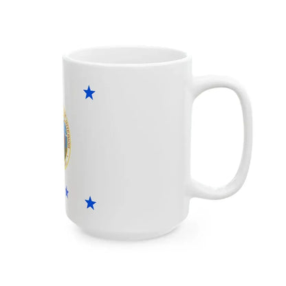 Flag of the United States Deputy Secretary of the Interior (United States) White Coffee Mug - Go Mug Yourself