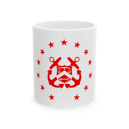Flag of the United States Deputy Secretary of the Treasury (United States) White Coffee Mug 11oz - Go Mug Yourself