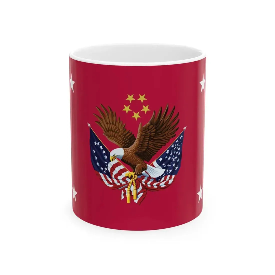 Flag of the United States Deputy Secretary of Veterans Affairs (United States) White Coffee Mug 11oz - Go Mug Yourself