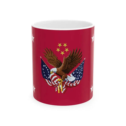 Flag of the United States Deputy Secretary of Veterans Affairs (United States) White Coffee Mug 11oz - Go Mug Yourself