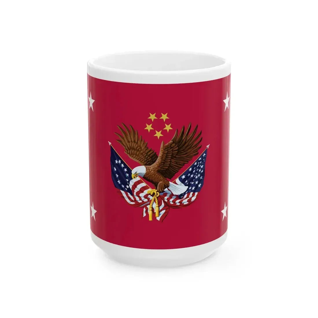 Flag of the United States Deputy Secretary of Veterans Affairs (United States) White Coffee Mug 15oz - Go Mug Yourself