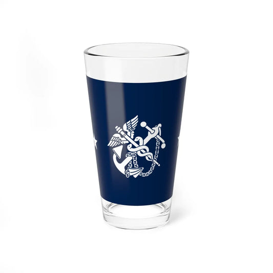 Flag of the United States Deputy Surgeon General (United States) Pint Glass 16oz 16oz - Go Mug Yourself