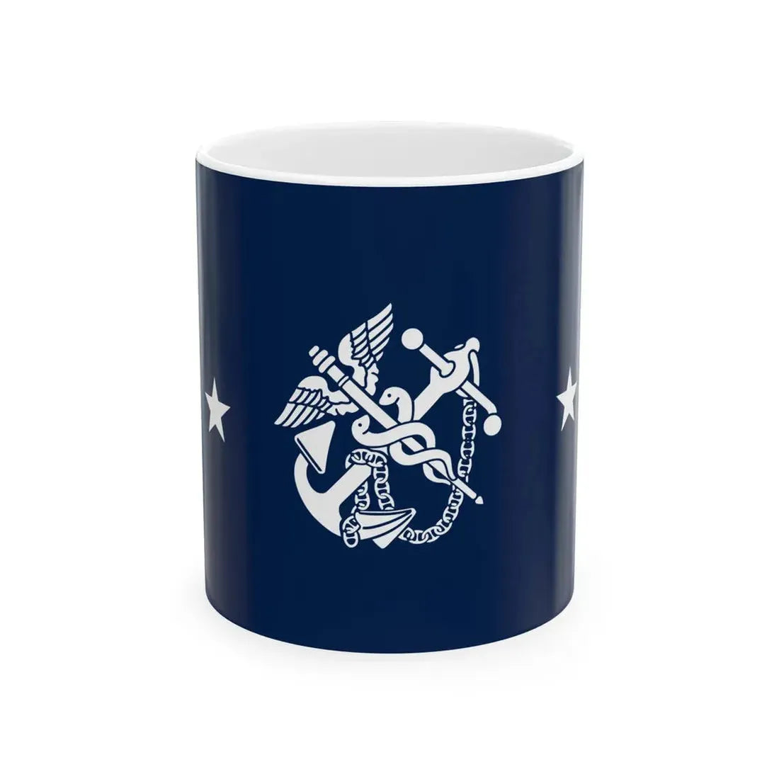 Flag of the United States Deputy Surgeon General (United States) White Coffee Mug 11oz - Go Mug Yourself