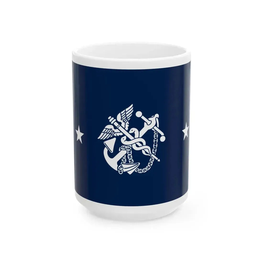 Flag of the United States Deputy Surgeon General (United States) White Coffee Mug 15oz - Go Mug Yourself