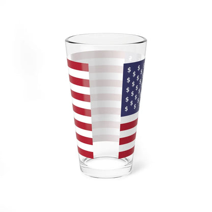 Flag of the United States dollars (United States) Pint Glass 16oz - Go Mug Yourself