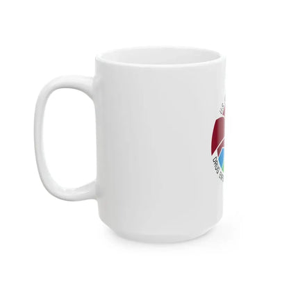 Flag of the United States Drug Enforcement Administration (United States) White Coffee Mug - Go Mug Yourself