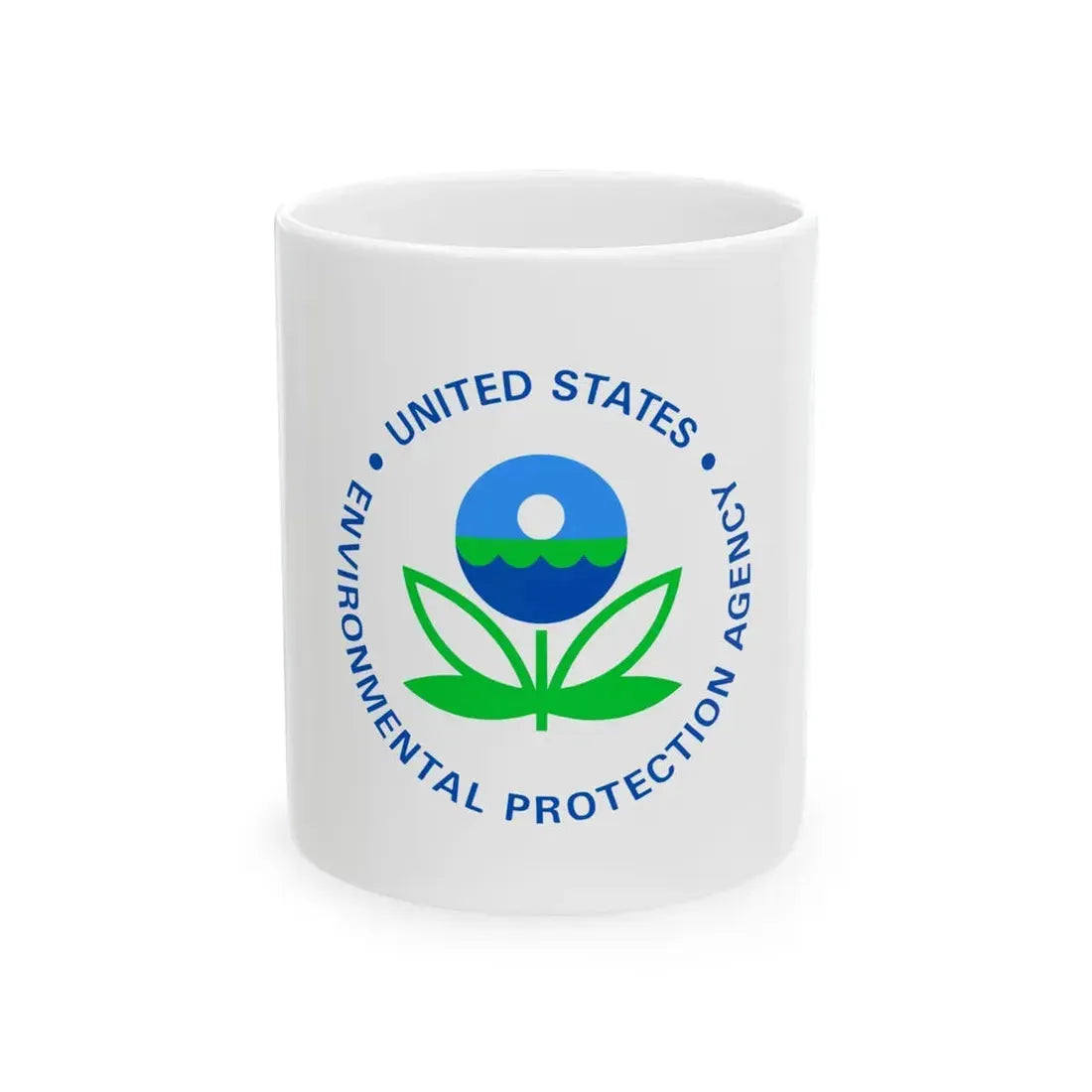 Flag of the United States Environmental Protection Agency (United States) White Coffee Mug 11oz - Go Mug Yourself