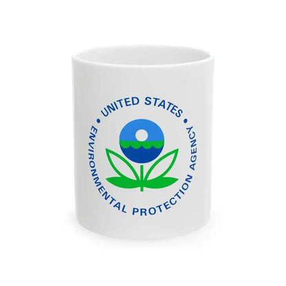 Flag of the United States Environmental Protection Agency (United States) White Coffee Mug 11oz - Go Mug Yourself