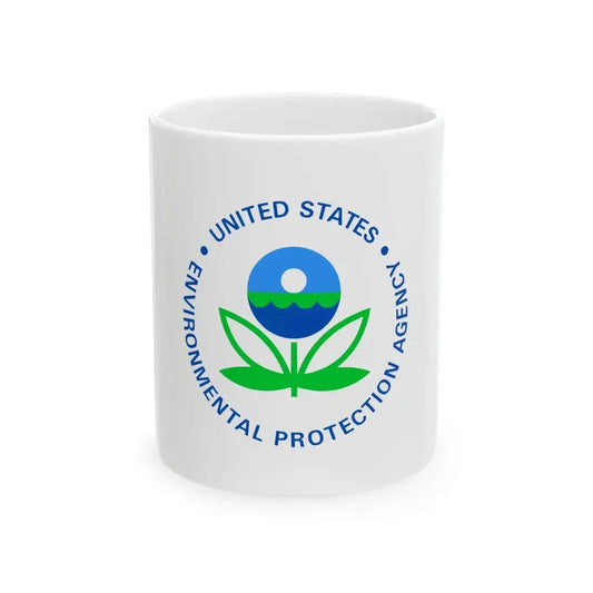 Flag of the United States Environmental Protection Agency (United States) White Coffee Mug 11oz - Go Mug Yourself
