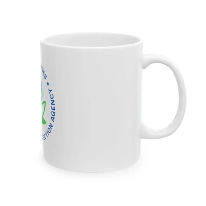 Flag of the United States Environmental Protection Agency (United States) White Coffee Mug - Go Mug Yourself