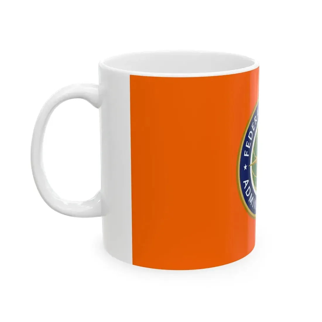 Flag of the United States Federal Aviation Administration (United States) White Coffee Mug - Go Mug Yourself