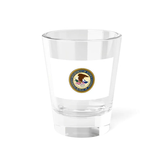 Flag of the United States Federal Bureau of Prisons (United States) Shot Glass 1.5oz 1.5oz - Go Mug Yourself
