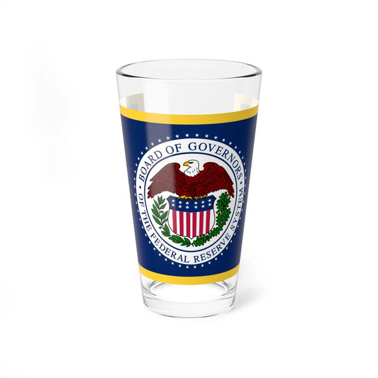 Flag of the United States Federal Reserve (United States) Pint Glass 16oz 16oz - Go Mug Yourself