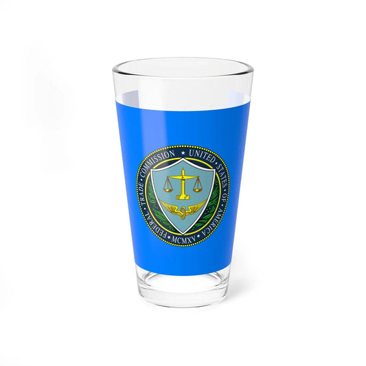 Flag of the United States Federal Trade Commission (United States) Pint Glass 16oz 16oz - Go Mug Yourself