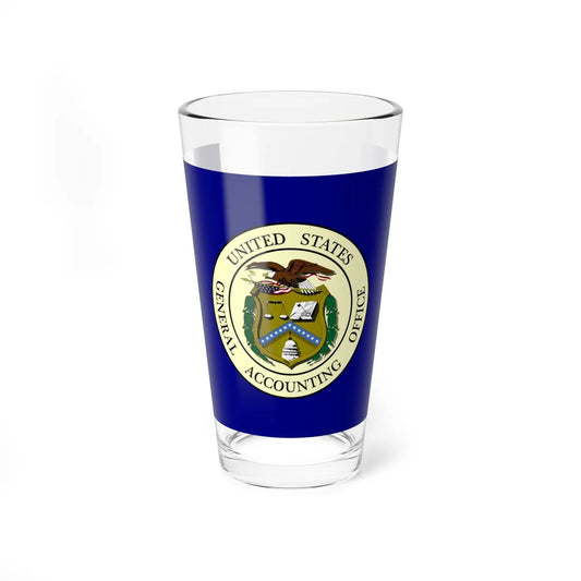 Flag of the United States General Accounting Office (United States) Pint Glass 16oz 16oz - Go Mug Yourself