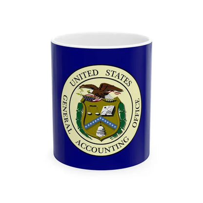 Flag of the United States General Accounting Office (United States) White Coffee Mug 11oz - Go Mug Yourself