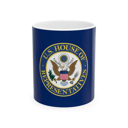 Flag of the United States House of Representatives (United States) White Coffee Mug 11oz - Go Mug Yourself