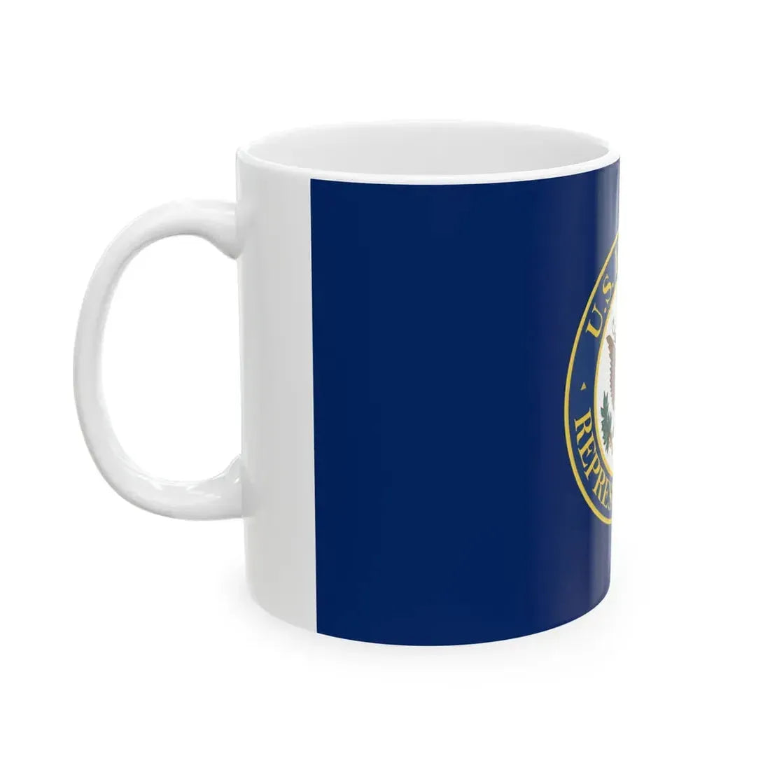 Flag of the United States House of Representatives (United States) White Coffee Mug - Go Mug Yourself