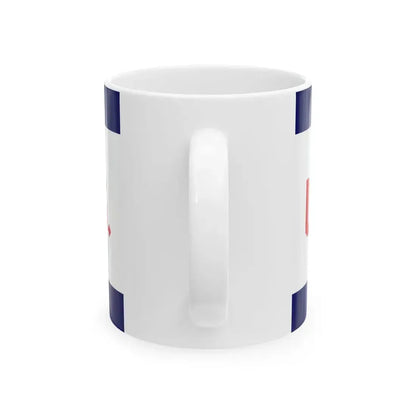 Flag of the United States Immigration and Naturalization Service (United States) White Coffee Mug - Go Mug Yourself